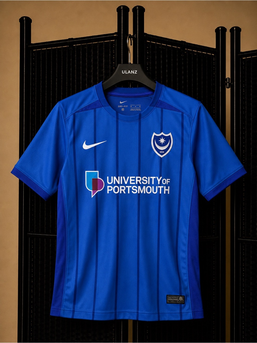 Portsmouth FC Soccer Jersey Home Blue